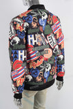 Heavyweight digital print jacket
