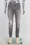 Acid washed Damage Skinny Jeans Men