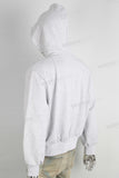 Grey digital print hooded jacket