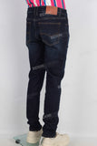 Dark blue skinny denim jeans