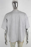 Grey oversize digital print t shirt