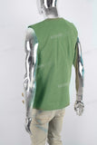 Green laser cargo sleeveless jacket