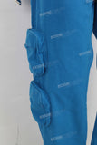 Blue cargo straight jeans men