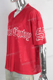 Red oversize digital print t shirt