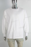 White oversize digital print shirt