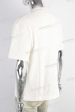White slim fit t shirt