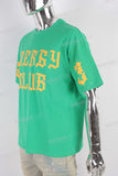 Green digital print heavwweight t shirt
