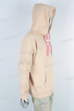 Yellow heavyweight embroidery hoodie