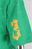 Green digital print heavwweight t shirt