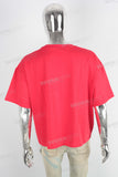 Red digital print t shirt
