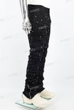 Black full body studded Stcak Jeans