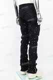Black full body studded Stcak Jeans