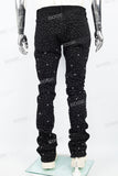 Black full body studded Stcak Jeans