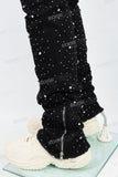 Black full body studded Stcak Jeans
