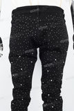 Black full body studded Stcak Jeans
