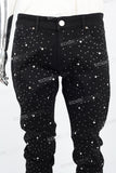 Black full body studded Stcak Jeans