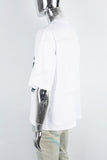 Men's White Printed T-Shirt