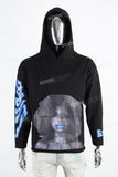 Men's Black Print Hoodies