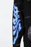 Men's Black Print Hoodies