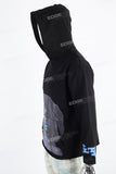 Men's Black Print Hoodies