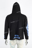 Men's Black Print Hoodies