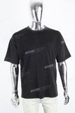 Men's black printed T-shirt