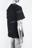 Men's Black Printed T-Shirt