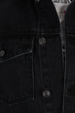 Hot Sale Men Black Casual Long Sleeve Cotton Fabric Denim Jacket