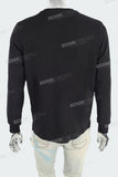 Black Print Men's Hoodies