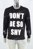Black Print Men's Hoodies