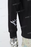 Black Print Men's Hoodies