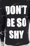 Black Print Men's Hoodies