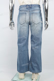 Blue Wide Leg Flare Jeans