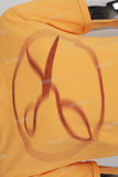 Yellow Print Men's T-shirt