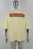 Yellow printed men's T-shirt