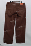 Brown Print Mans Baggy Cargo Jeans