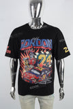 Black Street Print Mans T-shirt