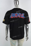 Black Street Print Mans T-shirt