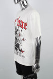 White Front And Back Printed Man T-shirt