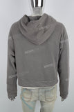 Gray Men's Raglan Hoodie