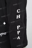 Men's Printed Black Hoodies