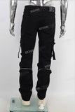 black cargo jeans men