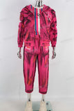 Sun faded paint splatter vintage wash jogger hoodie set