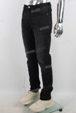 Black washed skinny jeans