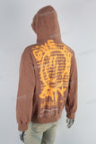 Coffee oversize digital print hoodie