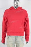 Red heavyweight unisex hoodie