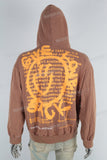 Coffee oversize digital print hoodie