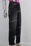 Black baggy denim jeans
