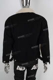 Black patchwork jacket men