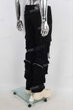 black cargo jeans men